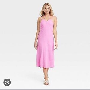 target universal thread linen midi sundress